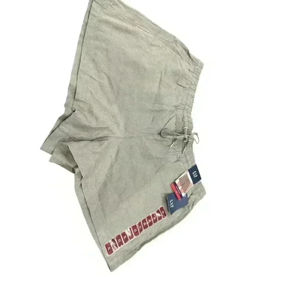 Gap Linen Blend  Drawstring Shorts in Size XL, NWT - Picture 1 of 8